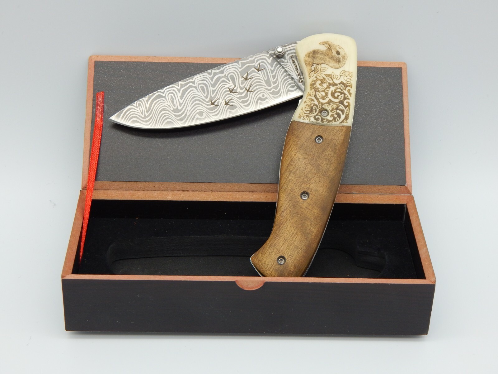 American Mint Limited Series Big Game Hunting Knife Wild Turkey COA