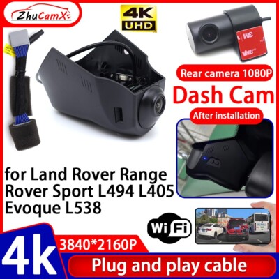 4K Wifi Dash Cam Camera for Land Rover Range Rover Sport L494 L405 Evoque L538