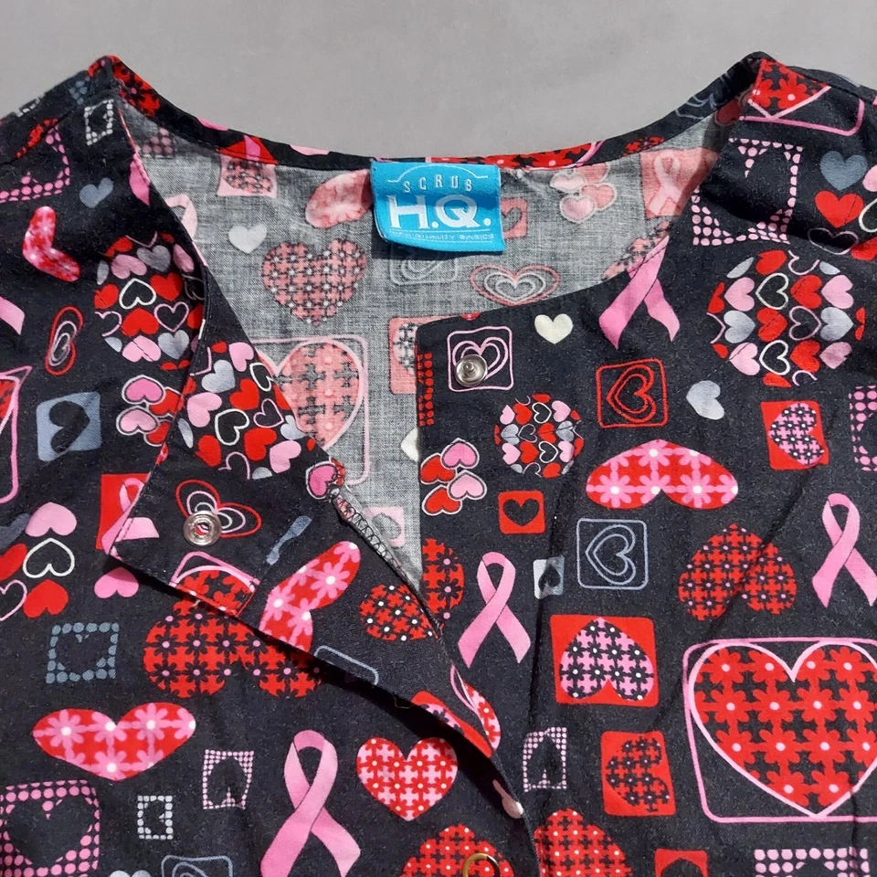 Exfoliantes H.Q. SCRUBS TOP Mujer Talla XL Cuello en V Uniforme Médico Dental Foto 2 de 4