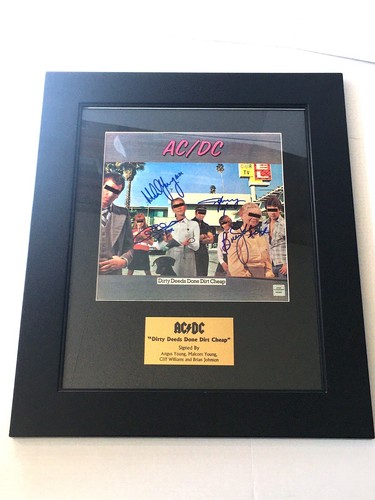 AC/DC signed…!!! Dirty Deeds Done Dirt Cheap album | eBay
