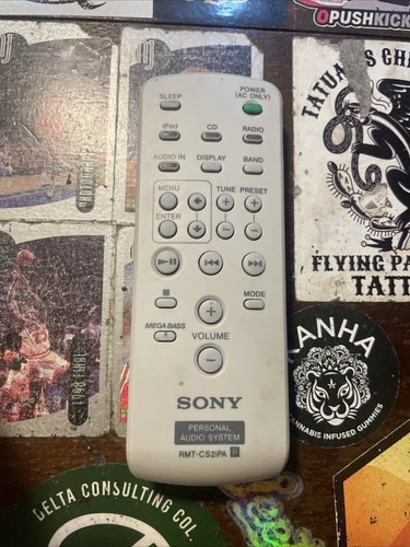 Sony RMT-CS2iPA PERSONAL Audio System Remote Control for ZS-S2iP ZS-S4iP Free SH