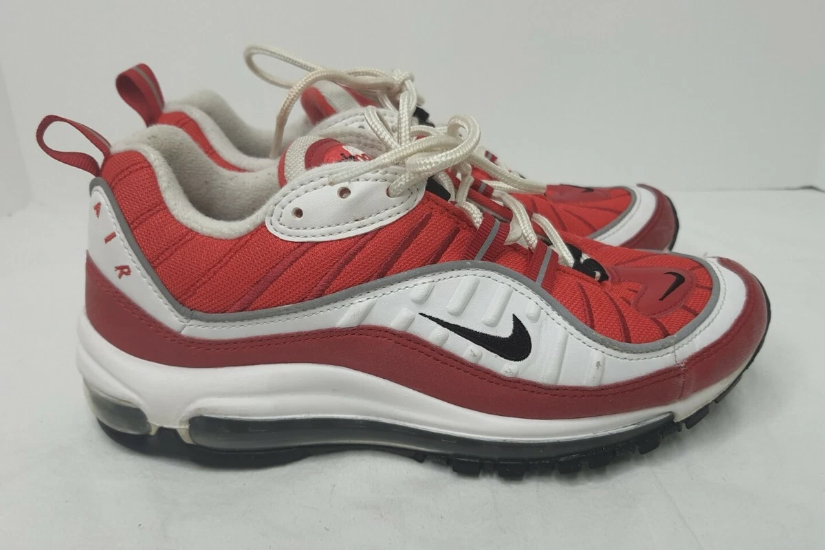 W AIR MAX 98 white/black/gym red