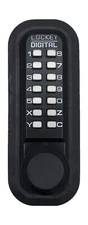 2230JB Mechanical, Keyless Latch Lock Jet Black Single Combination