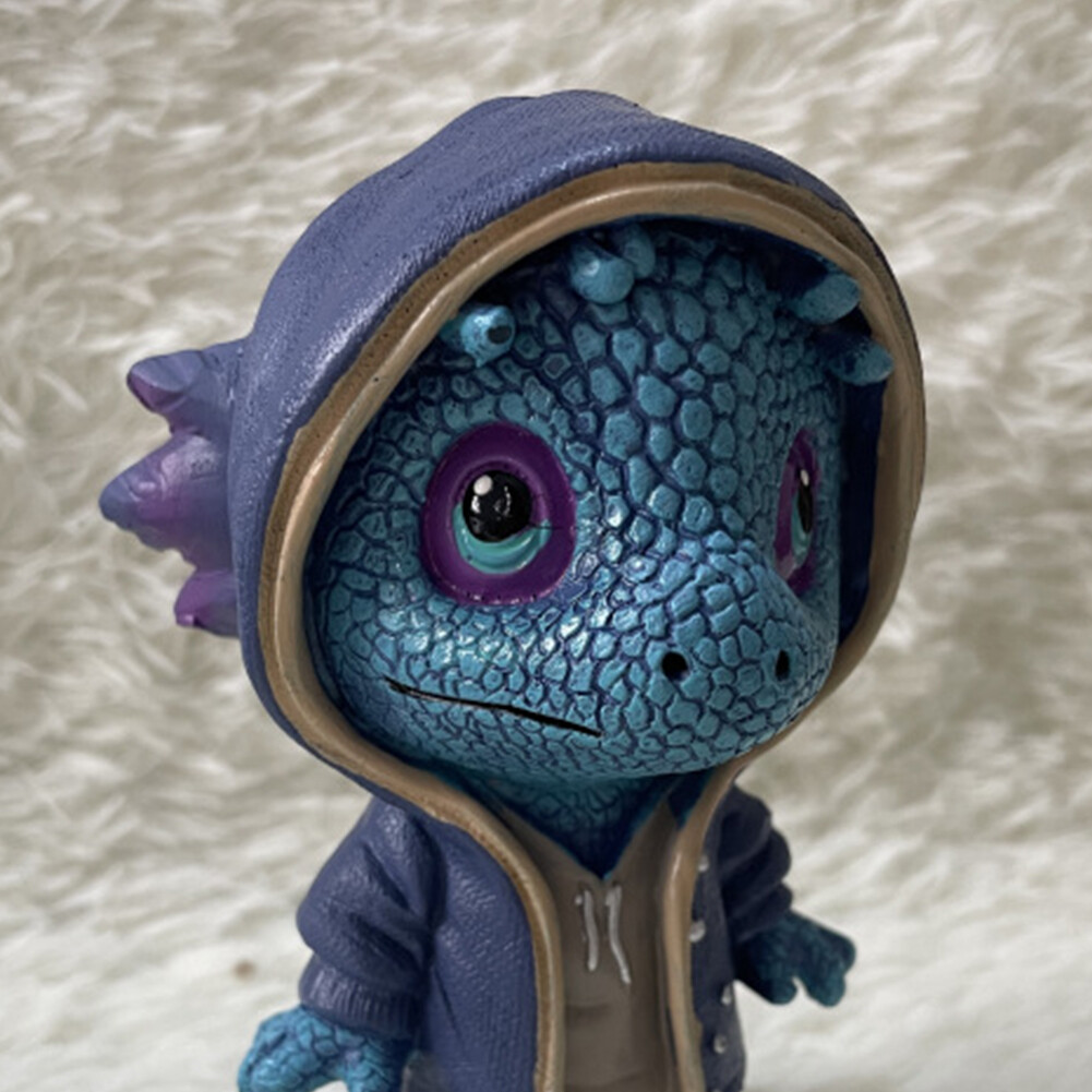 Cool Dragon Dinosaur Figurines Cute Cartoon Desk Decor Home Decoration