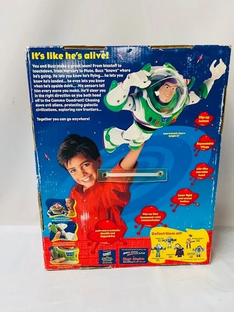 Mattel Toy Story 2 1999 control de vuelo Buzz Lightyear - caja dañada Foto 2 de 3