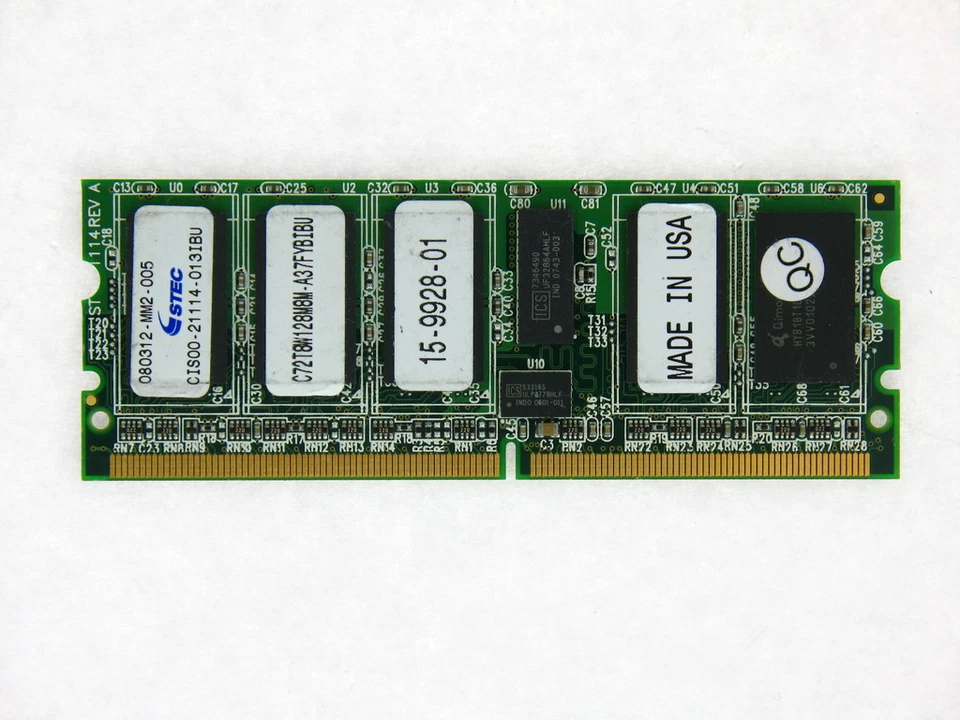 Genuine Cisco 1GB 1Rx8 PC2-4200N CL4-4-4 15-9928-01 SIMM Memory Module - Image 2 of 2