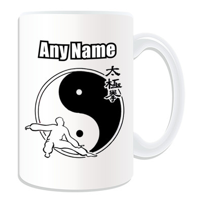 Personalisiertes Geschenk Tai Chi Chuan Taiji Bagua Becher Geldbox Tasse Kung Fu chinesischer Tee