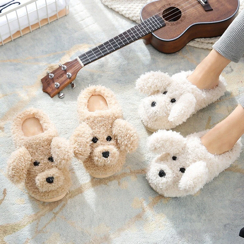 Poodle slippers best sale