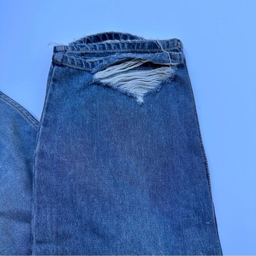 Jeans KanCan ultra high rise anni 90 boyfriend lavaggio medio nuovo con etichetta effetto invecchiato 27 - Foto 7 di 16
