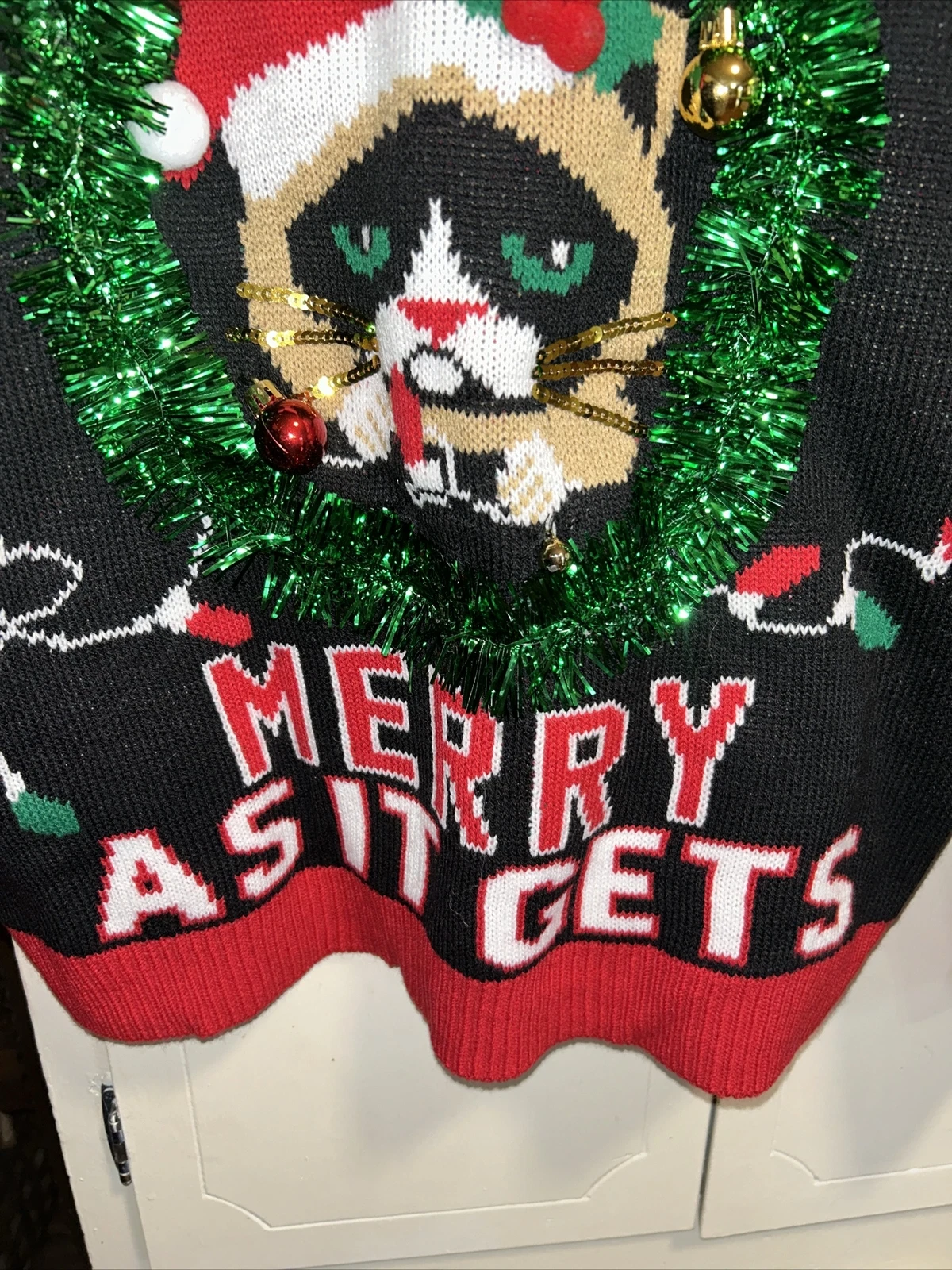 Women’s No Boundaries Ugly Christmas Sweater-XXL