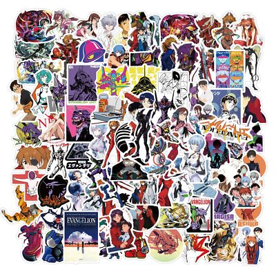 Mix 10/50PCs Neon Genesis Evangelion Anime Luggage Laptop Sticker
