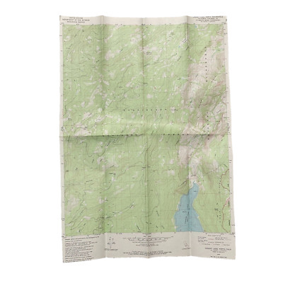 Vintage USGS Topographic Map Topo - Cherry Lake North - 1979 - California