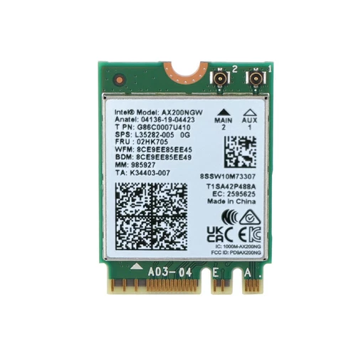 WiFi 6 Intel AX200NGW M.2 Wireless Card 802.11ax Network Module Bluetooth 5.2