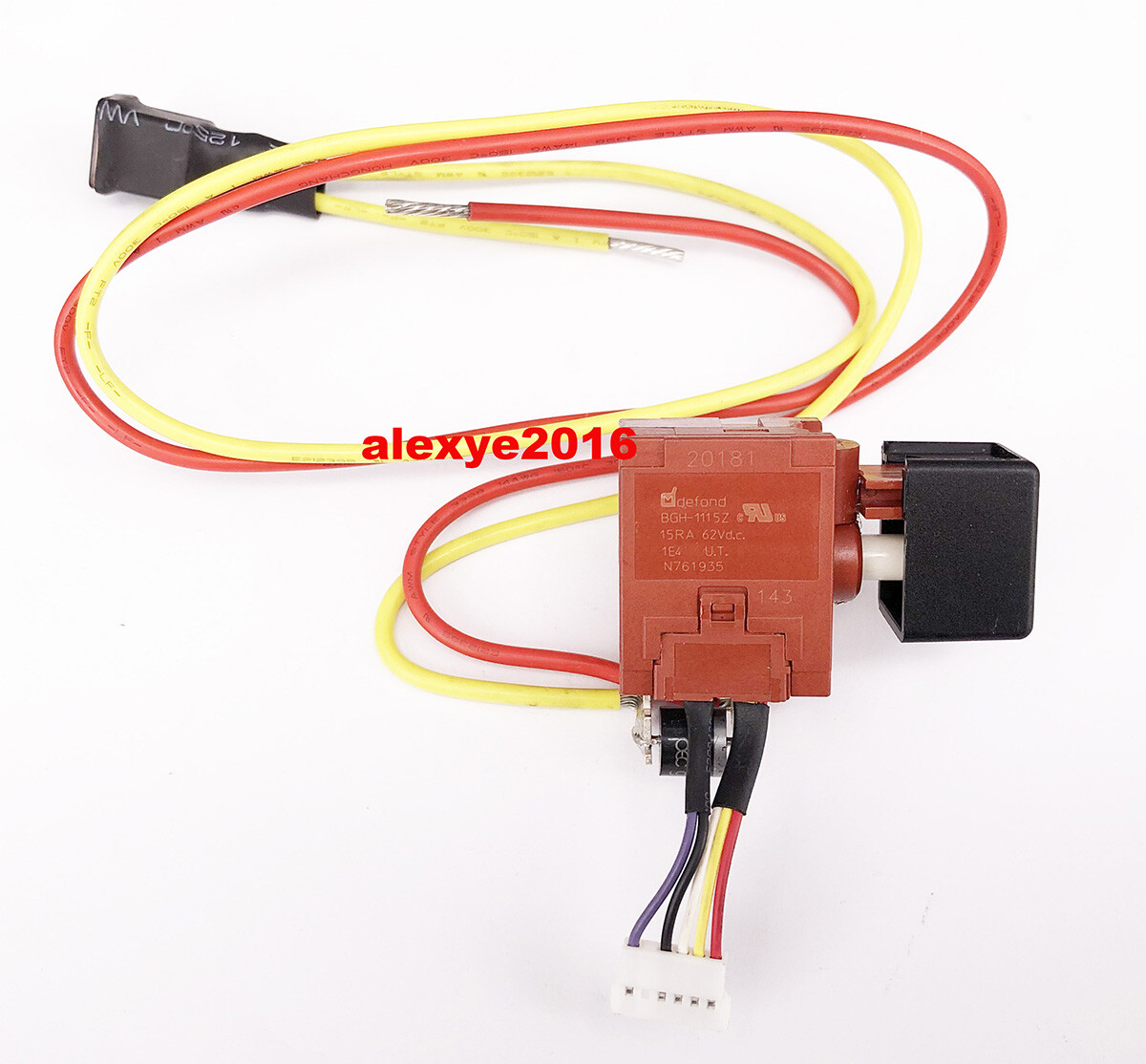 Defond BGH-1115Z Trigger Switch 15RA 62Vd.c. 1E4 U.T. N761935 with