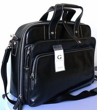 BORSA PROFESSIONALE BAGAGLIO A AMANO PELLE BORSONE CARTELLA LAVORO NERA