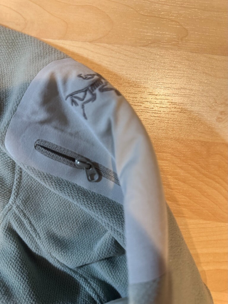 ARC'TERYX Arc'tyrex Covert Giacca Cardigan Donna Medium Made in Canada Verde