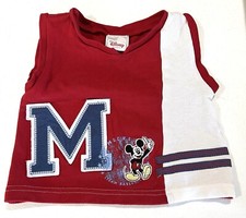 VTG Disney Store Mickey Mouse Boy Shirt Size 6-12 Months