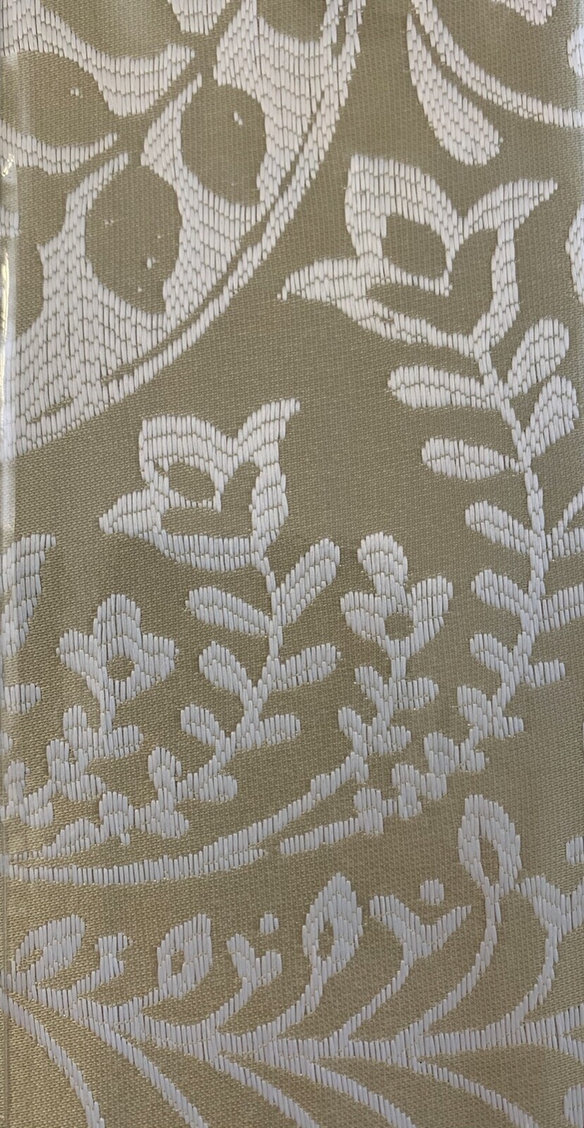 CROSCILL HELENA SCALLOPED DOUBLE LAYERED VALANCE 67 IN X 18 IN