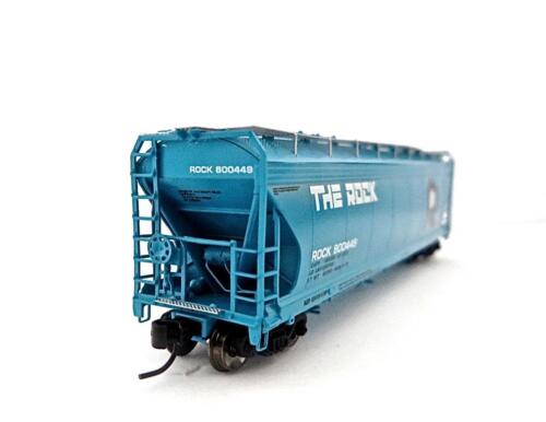 N Athearn 6941 Set 3 "The Rock" ACF 3-Bay Centerflow Covered Hoppers Low Ship - Picture 7 of 8