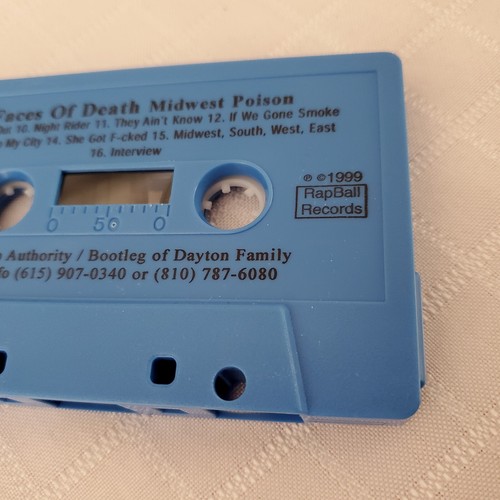 F.O.D. Midwest Poison Cassette 1999 Faces Of Death Flint MI Rap Dayton Family - Picture 11 of 21