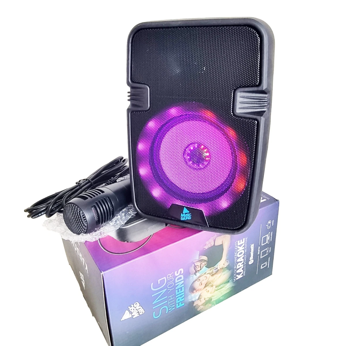 Music speaker with lights online