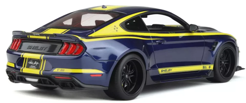 Mustang Ford Shelby1 18Race Car1966Custom Built1967Model1969GT12Carousel Blue24 - Image 3 of 4