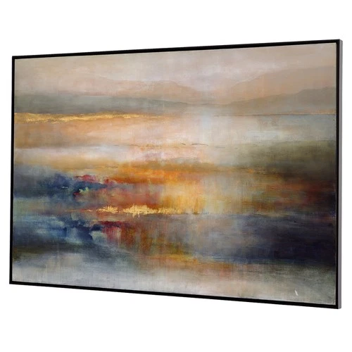 Uttermost 32286 61" x 41" "Seafaring Dusk" Framed Abstract - Orange - Picture 3 of 4