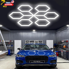 Hexagon Garage Lights 5 Hex Super Bright Led Lights Octagon Honeycomb Commercial