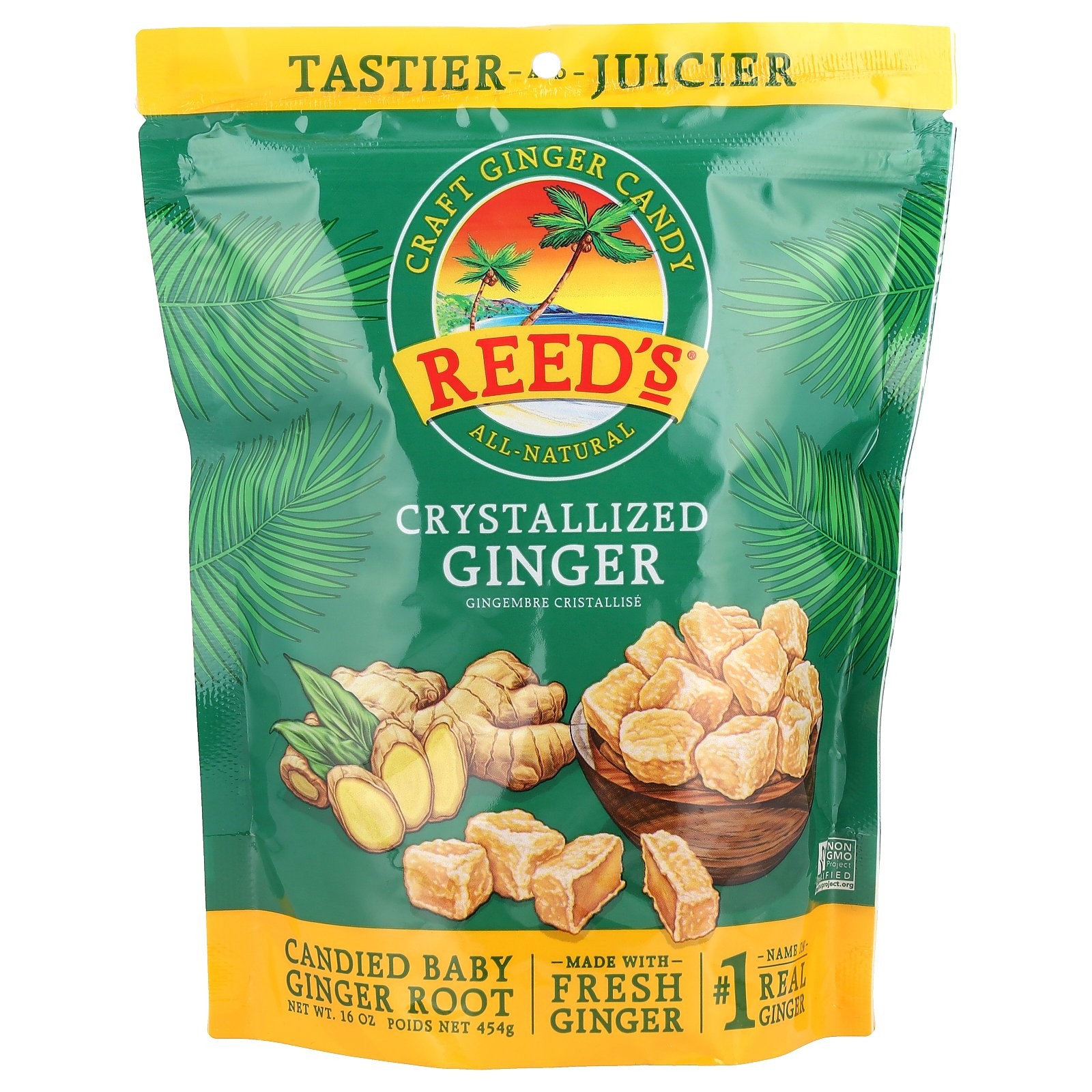 Craft Ginger Candy, Кристаллизованный имбирь, 16 унций (454 г)