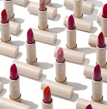 NIB 100 Authentic ILIA Color Block Lipstick Satin finish,8 shades,0.14oz/4g