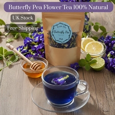 Dried Butterfly Pea Flowers 15-100g | Natural Blue Petals | For Craft & Decor