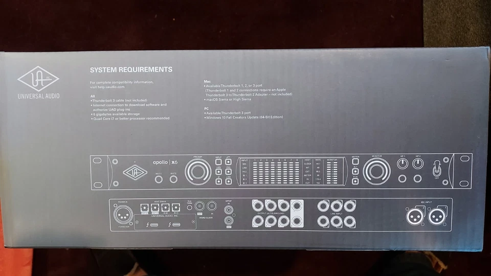 Universal Audio Apollo x6 Heritage Edition, Mint condition - Image 3 of 4