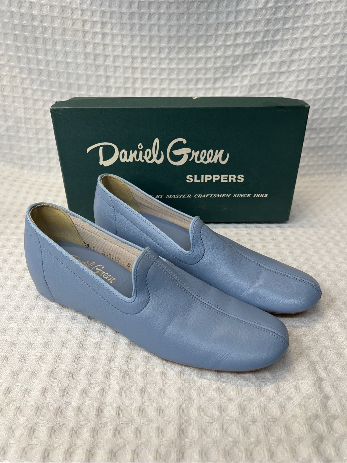 Cornflower Blue Leather Relaxed Casual