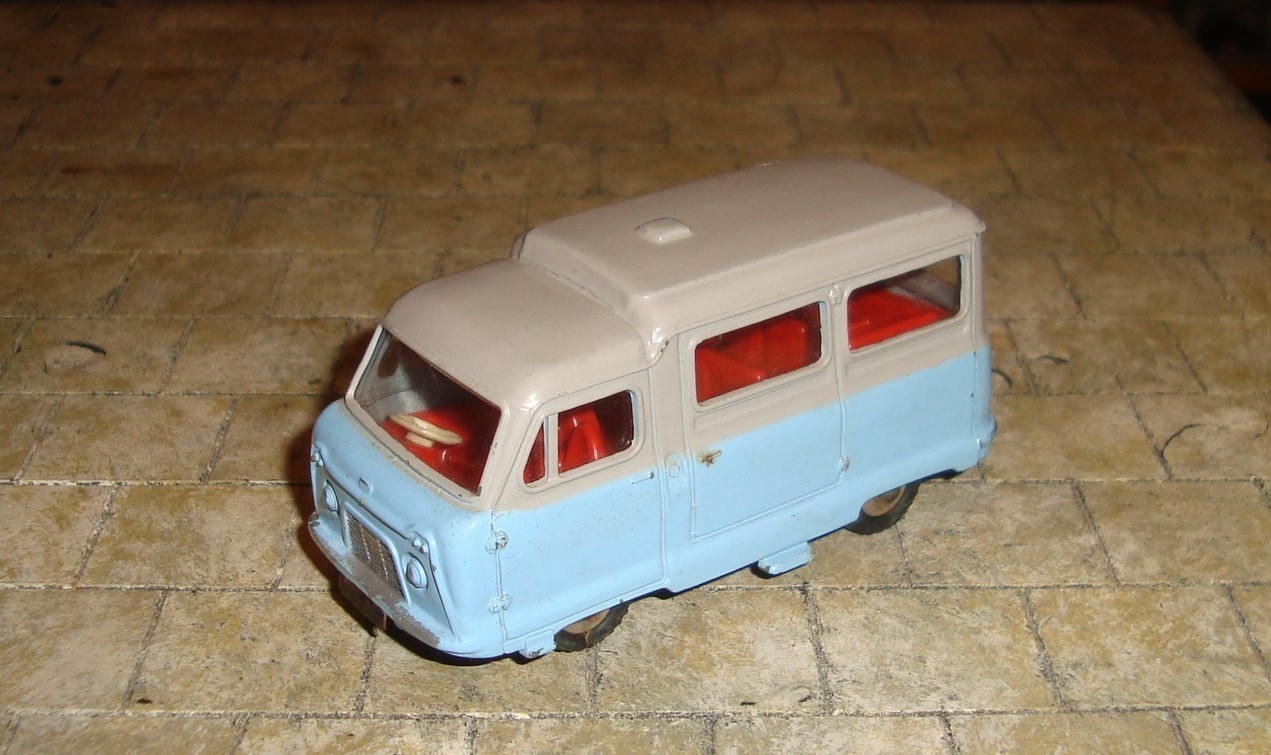 DINKY TOYS - STANDARD ATLAS KENEBRAKE KENEX  MINIBUS VAN #295  -PLAYWORN UNBOXED thumbnail 2