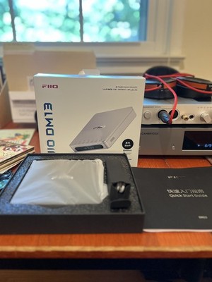 FiiO DM13 Multifunctional Portable Stereo CD Player (Black Bluetooth)