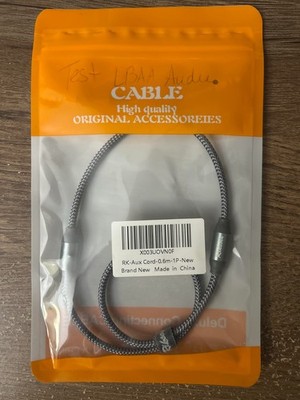 3.5mm Male to Male Stereo Audio AUX Cable Headphone Car iPhone MP3 Speaker lot 