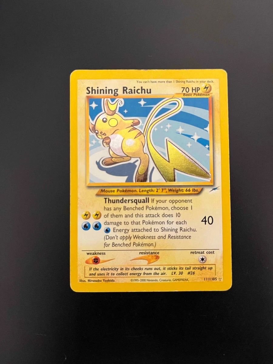 ポケモンカード　ひかるライチュウ 英語版 (Shining Raichu) Shining Raichu for sale | eBay