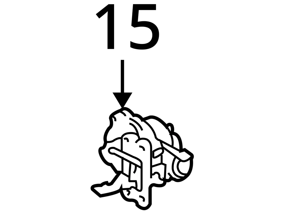 Toyota 4WD передний дифференциал вакуумный привод 41400-34013 OEM | Tundra Sequoia - Изображение 4 из 4