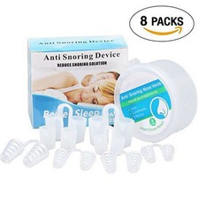 Vents Sleep Nasal Apnea Dilators 8pcs Clip Stop Anti Snore Snoring Nose