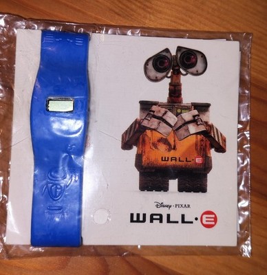 Disney Pixar Wall-E Digital Watch Promotional Item Sealed Blue New 2008
