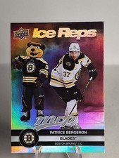 23/24 UPPER DECK MVP ICE REPS Patrice Bergeron/Blades #IR21 Boston Bruins 