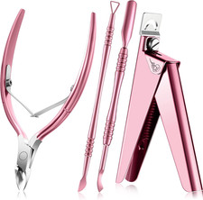 Acrylic Nail Clippers Kit False Nails Tips Cutter Professional Cuticle Trimmer N