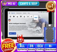 AI Assist Automotive Tool Bi-directional Obd2 Scanner ECU Coding Car Diagnostic