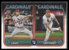 2024 Topps Update #US189 Kyle Leahy / Chris Roycroft RCOM, SN1 First Card
