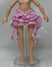 Rainbow High Shimmers Iris Bow Doll Outfit Tiered Pink Ruffle Tendril Mini Skirt