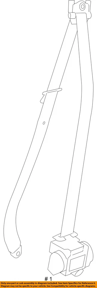 Seat Belt Front Bucket Passenger Retractor From 9/10 Fits 11-12 BMW 328i 858010 Foto 3 de 4