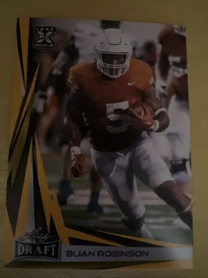 2023 Leaf Draft - V2 Bijan Robinson #B2-6 Gold (RC)