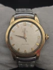 Omega Seamaster 14k Gold Filled 34mm Champagne Dial Mens Watch GX6250