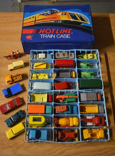 Lot of 33 Vintage Matchbox Cars, Trucks, Trailers & Wagon