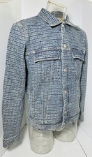 GIVENCHY Denim Jacquard 4G Motif Jacket Size XL